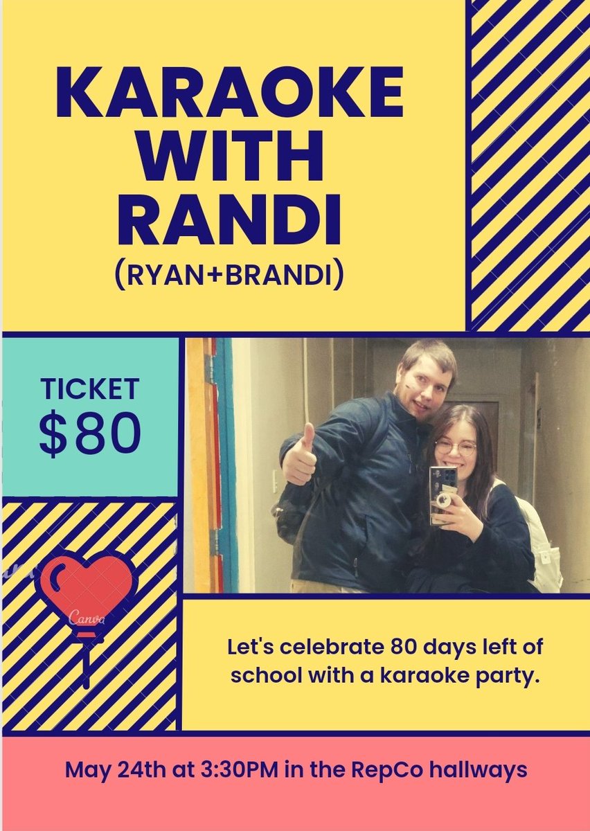 Made this at #nckpd23 during Canva 101 with #stacylarsen