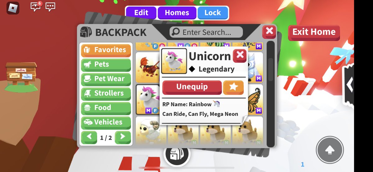MFR Unicorn (Rainbow 🦄)

• follow <a href="/_iamsidra/">ੈ✩‧₊˚ sidraa 🪷</a> (me) 
• like 
• retweet 
• comment (gifs with unicorns)

- no end date, will end whenever! 
              good luck everyone 🤍

#adoptmegiveaway #adoptmegiveaways