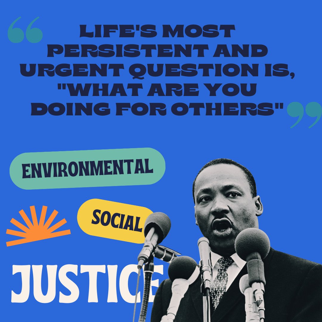 We share Martin Luther King Jr's belief in the fundamental rights of all people. How will you serve others this year?

#mlkday #nationaldayofservice #embrace #service #socialjustice #rise #motherearth