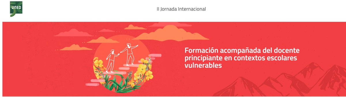 #docenteprincipiante II Jornadas Internacionales.  Formación acompañada del docente principiante en contextos escolares vulnerables será un espacio para la reflexión y el debate 
 Durante los días 18, 19 y 20 de abril del 2023
extension.uned.es/actividad/idac…
<a href="/EducacionUNED/">Facultad de Educación de la UNED</a> <a href="/CEPSevilla/">CEP de Sevilla.</a>