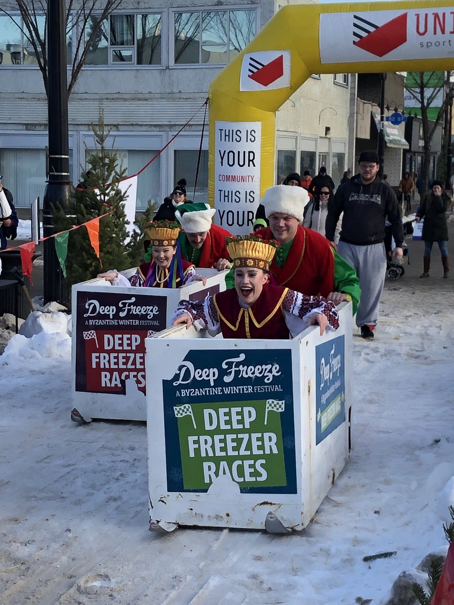 The @cheremosh Ukrainian Dancers are once again performing at #DeepFreezeFest Sunday, January 22 at 4:15pm. Race on over to the Moon Pavilion to watch! #throwback2019 #yegarts #exploreedmonton