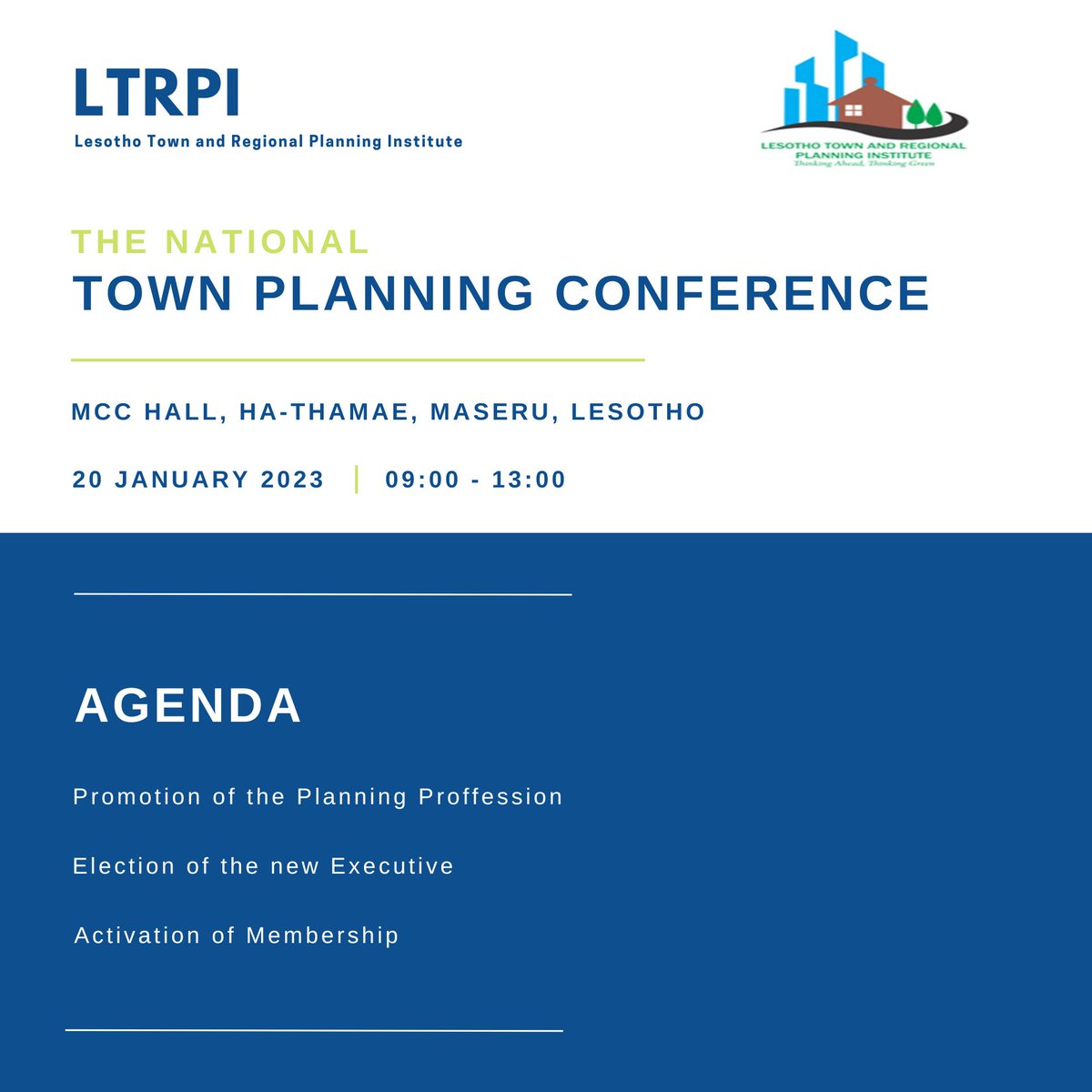 The National Town Planning Conference is today!