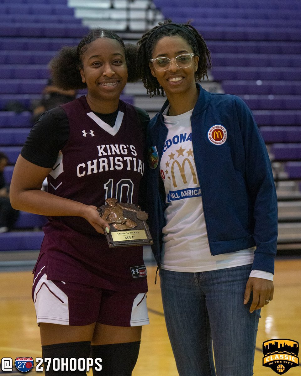 ClassicNTheCity's tweet photo. Depaul commit Summer Lee takes home MVP honors in game three for King Christian! Dropped 16 points and grabbed eight steals 👀 @OGBR_Basketball https://t.co/sffwwWNIJ2