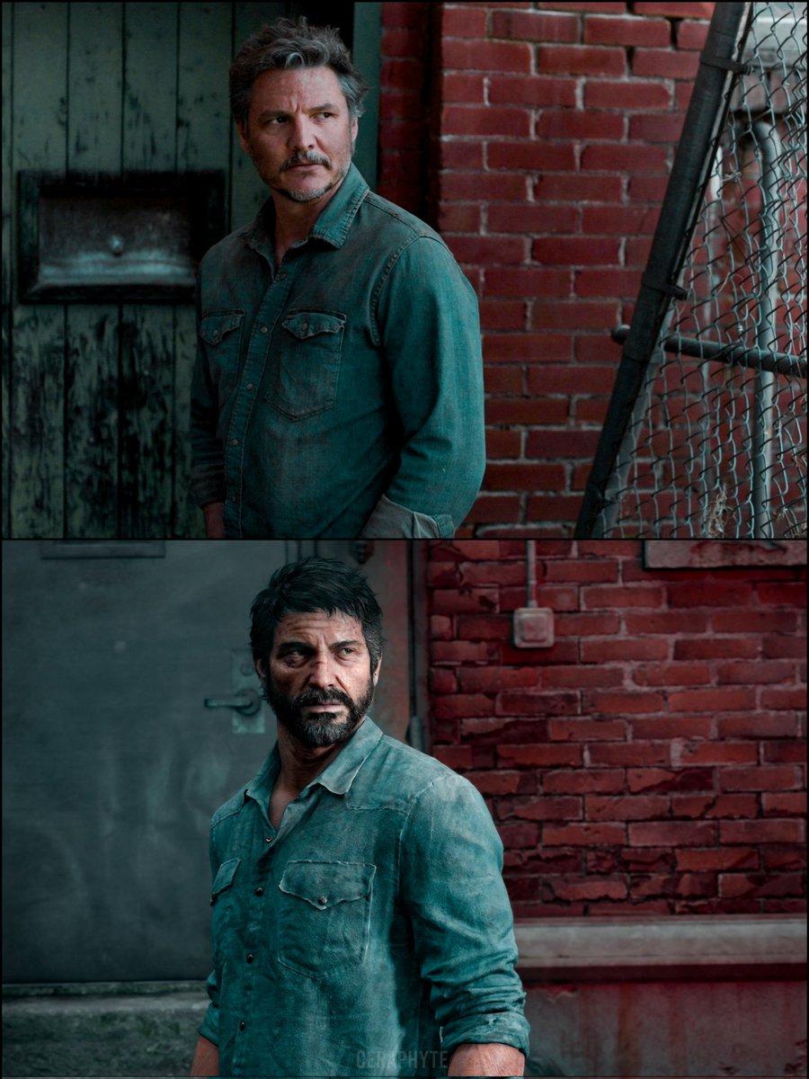 ceraphyte's tweet photo. TLOU Show vs. Videogame

#TLOUPhotoMode https://t.co/3zgKtvhyZ9