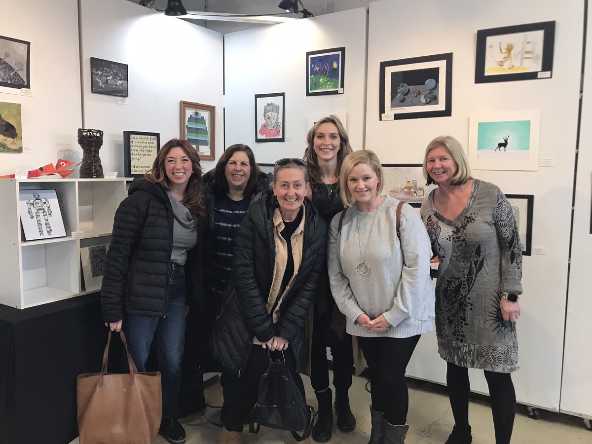 MalkusART's tweet photo. Props to our student artists with work on display at the Peninsula Art Academy! Thanks to Lisa Dressig for the opportunity! https://t.co/GG2Mv3r4Id