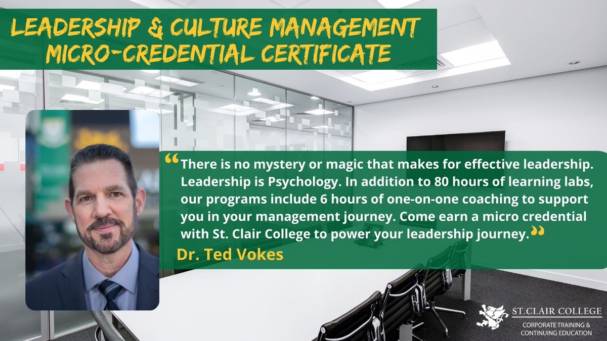 Get started today with our Leadership and Culture Management Micro-credential Certificate beginning January 25th!

Register now:
bit.ly/3RSVge1