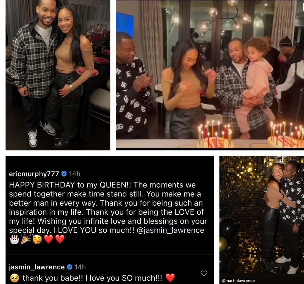 HotCocoawithTea's tweet photo. Awwww 💕 #EricMurphy wished his girlfriend #JasmineLawrence a sweet happy birthday post🎉🥳🎉🥳. Both kids of #EddieMurphy and #MartinLawrence....Kids of comedy kings. I LOVE to see it. https://t.co/q2dAausPat