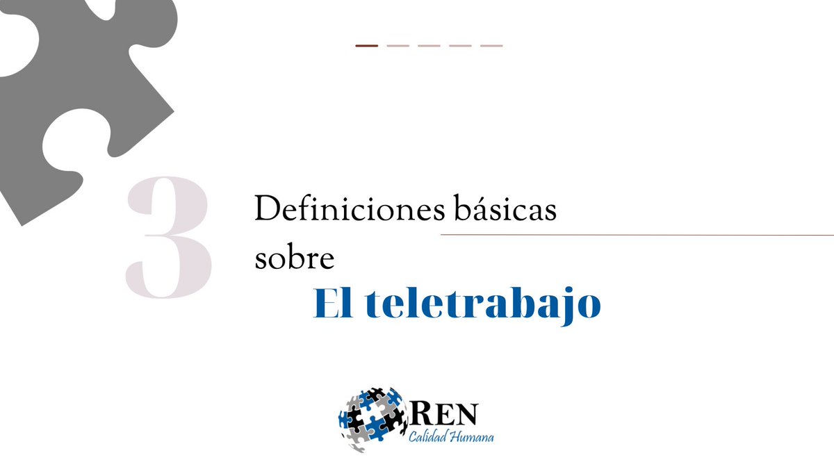 Ren_rrhh's tweet photo. Te dejamos aquí ⬇️ algunas definiciones básicas del #teletrabajo https://t.co/03C2a1RciH