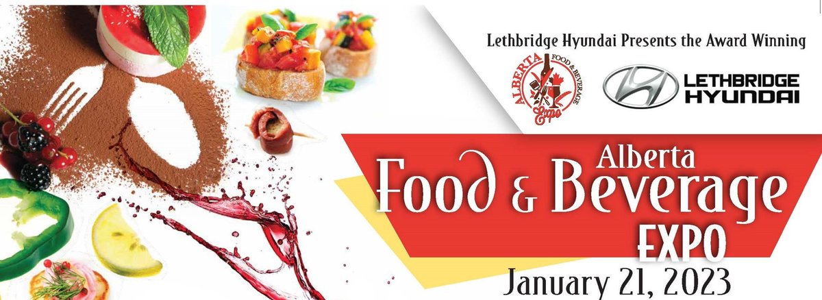 ExciteLeth's tweet photo. 📢 The social event of the year is just days away 📢 The Alberta Food and Beverage Expo returns to Lethbridge &amp; District Exhibition this Saturday, January 21 from 4 p.m. - 10 p.m. Tickets and more info at https://t.co/okFYqpUsyN

#yql #alberta #drinks #food #lethbridge https://t.co/rSOrPEy7yX