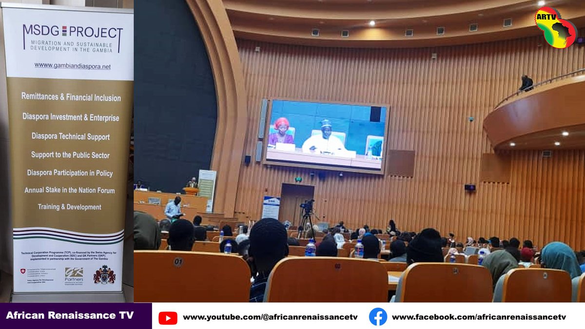 ARTV_African's tweet photo. African Renaissance TV coverage of the Sixth Stake in The atio Forum (SNF6) in The Gambia.

Follow the full program tomorrow on our social media platforms on YouTube and Facebook. https://t.co/Rph4MEV5rg