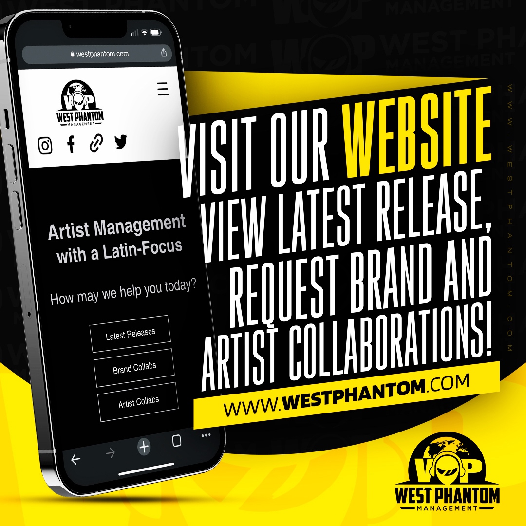WestPhantomMGMT's tweet image. Brands and Artists - looking to collaborate with our artists?
You can now submit brand and artist collaboration requests at westphantom.com ! Contact us today! 

#lepp #oscarcortez #spyboii #corridos #chicanorap #corridostumbados #corridoscallejeros #westphantommanagement