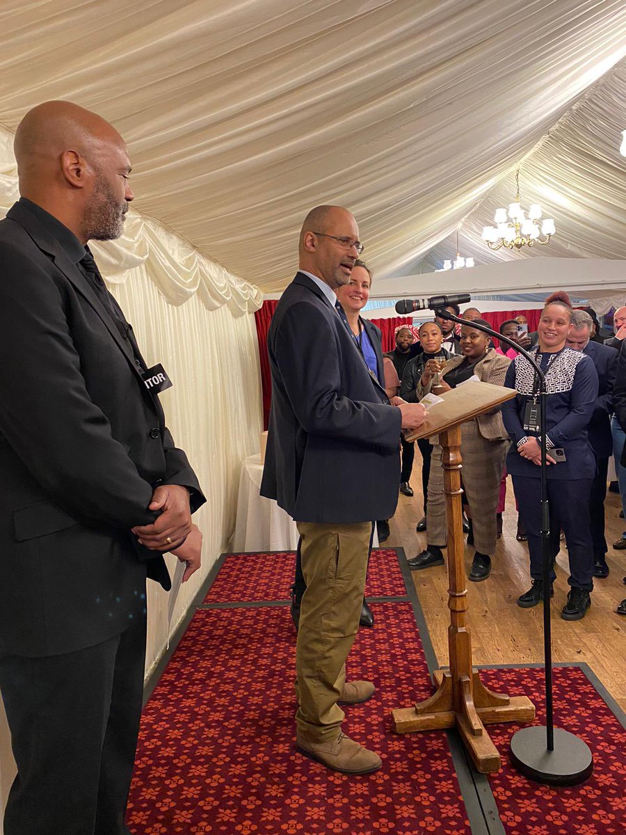 Sport_England's tweet image. #SportEngland's Head of Equality, @GarnetMackinder, is at the Rugby Black List awards event.
 
The inaugural event celebrates the achievements of black role models in rugby, with the hope that many more follow in their footsteps.