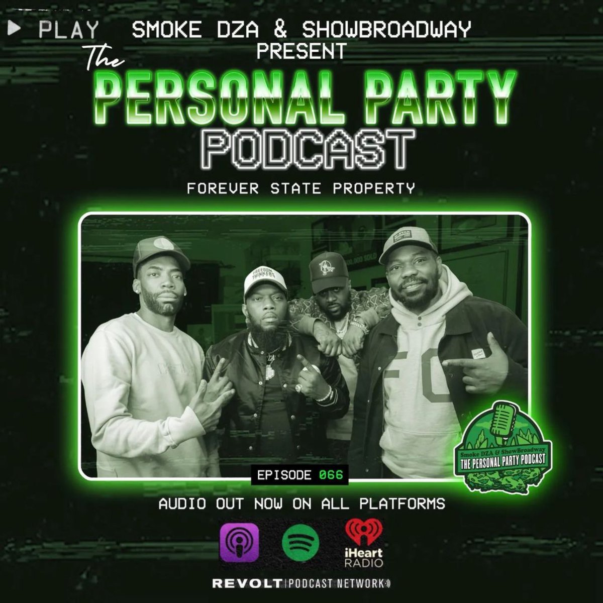 TheSmokersClub's tweet image. 🎙️Out Now! Episode 66 ft. Legends of the hip-hop culture #BeanieSigel @phillyfreeway #StateProperty 🍃🍃 #TPPP
Audio ONLY 🔗 bit.ly/3XfoeYF