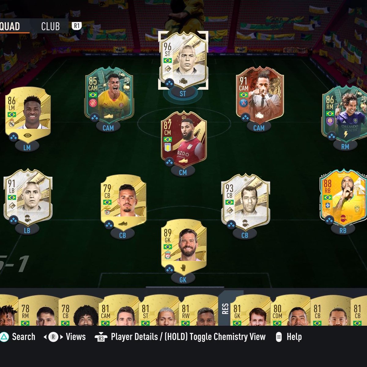 MistrySauce's tweet photo. Full Brazilian Squad 🇧🇷💚 https://t.co/I06ay50MBZ