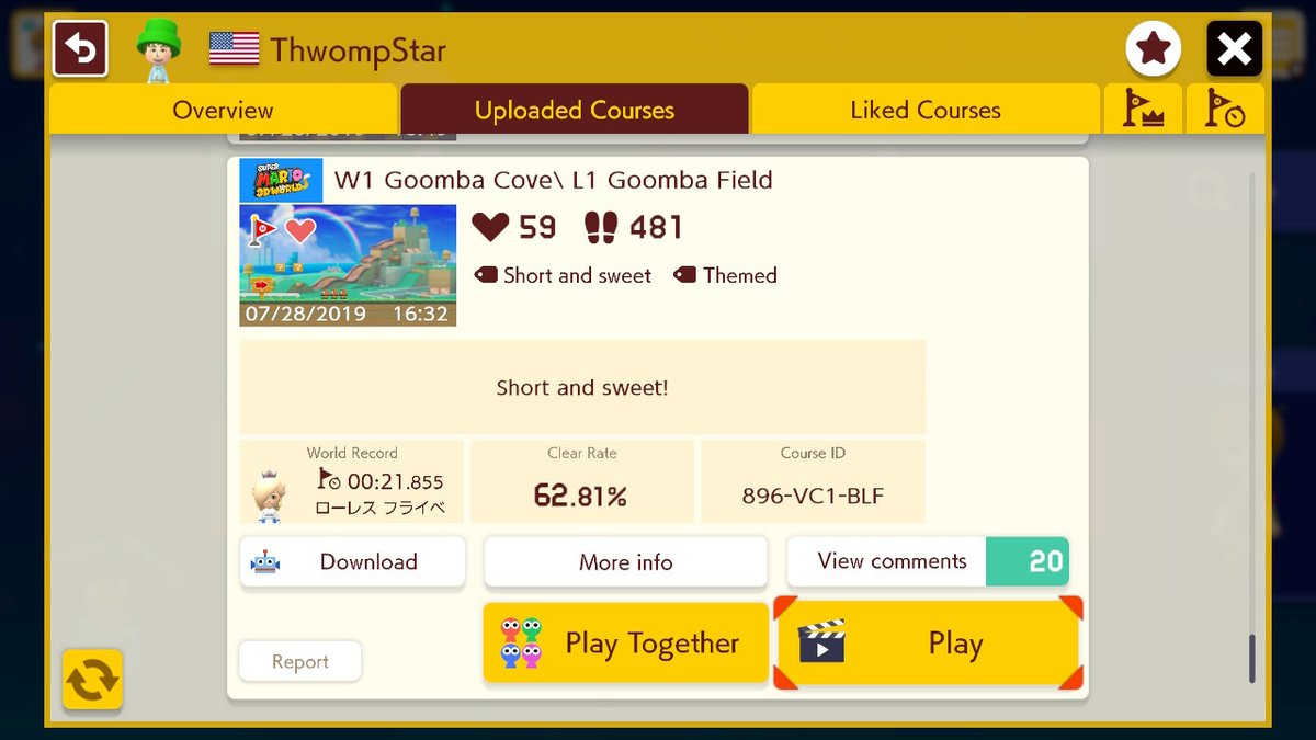 ProfXGaming1's tweet photo. #SuperMarioMaker2 #NintendoSwitch #CommentArt https://t.co/6cbjXeM93J