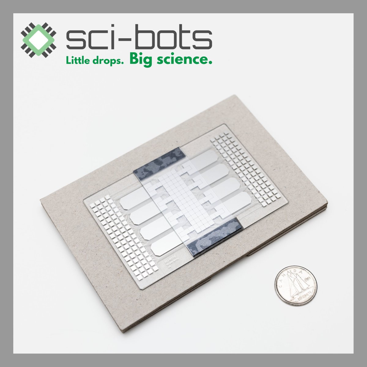 Imagine if you could shrink down a laboratory to the size of a credit card. Canadian dime for scale.

#labonachip #microfluidics #dropbot #science #chemistry #biology #biomedicalengineering #biochemistry #research