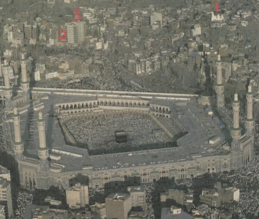theholymosques's tweet photo. Masjid Al Haram during Hajj season in the year 1976. https://t.co/pQ96Mz6EI7
