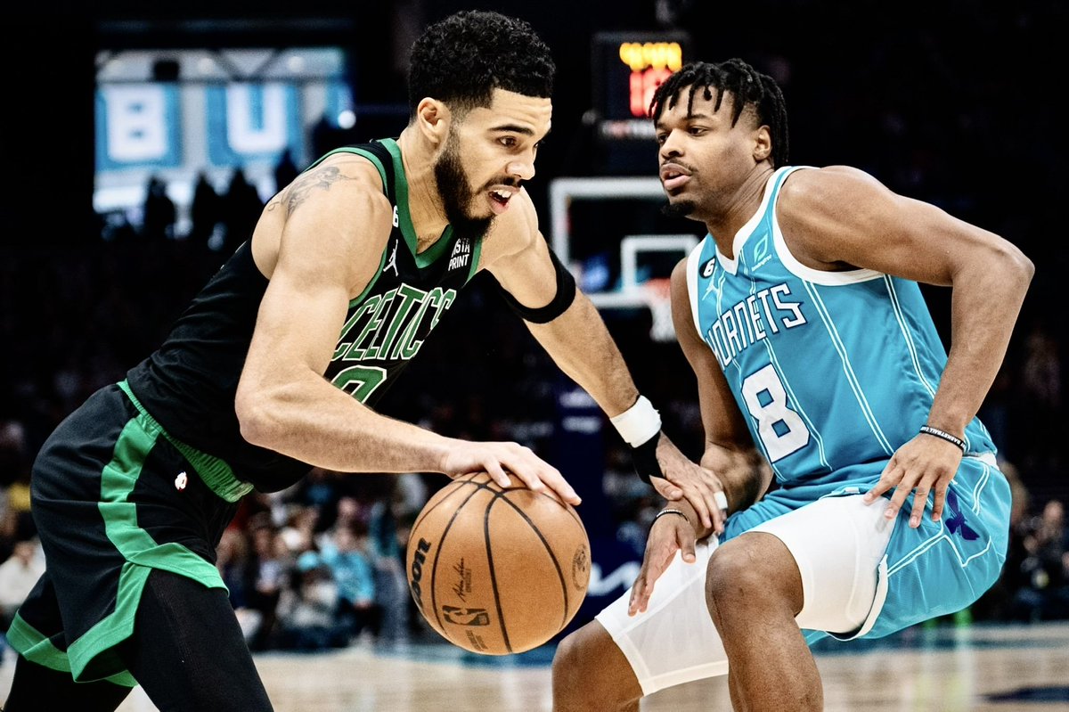 Jayson Tatum vs. Charlotte

51 POINTS
15-23 FGs
7-12 3PTs
14-14 FTs
9 REBOUNDS
5 ASSISTS

A 50-PIECE FOR THE MVP 🔥