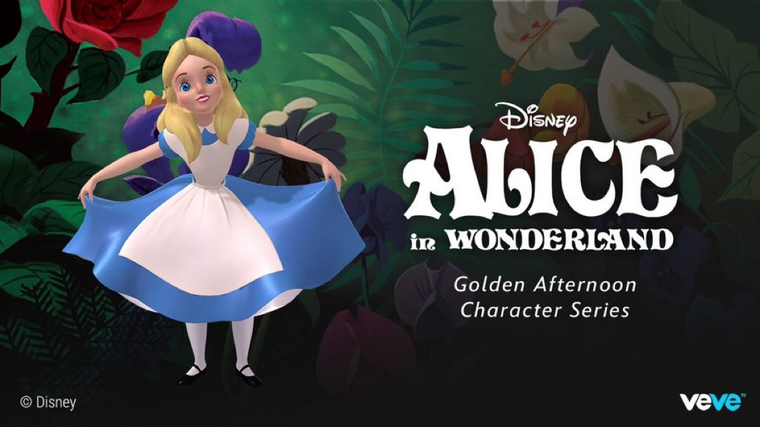 Callooh! Callay! Travel through the Tulgey Wood with beloved characters from Walt <a href="/Disney/">Disney</a> Animation Studios’ Alice in Wonderland!

Three digital collectibles drop in blind box format Wed, 18 Jan at 8 AM PT.