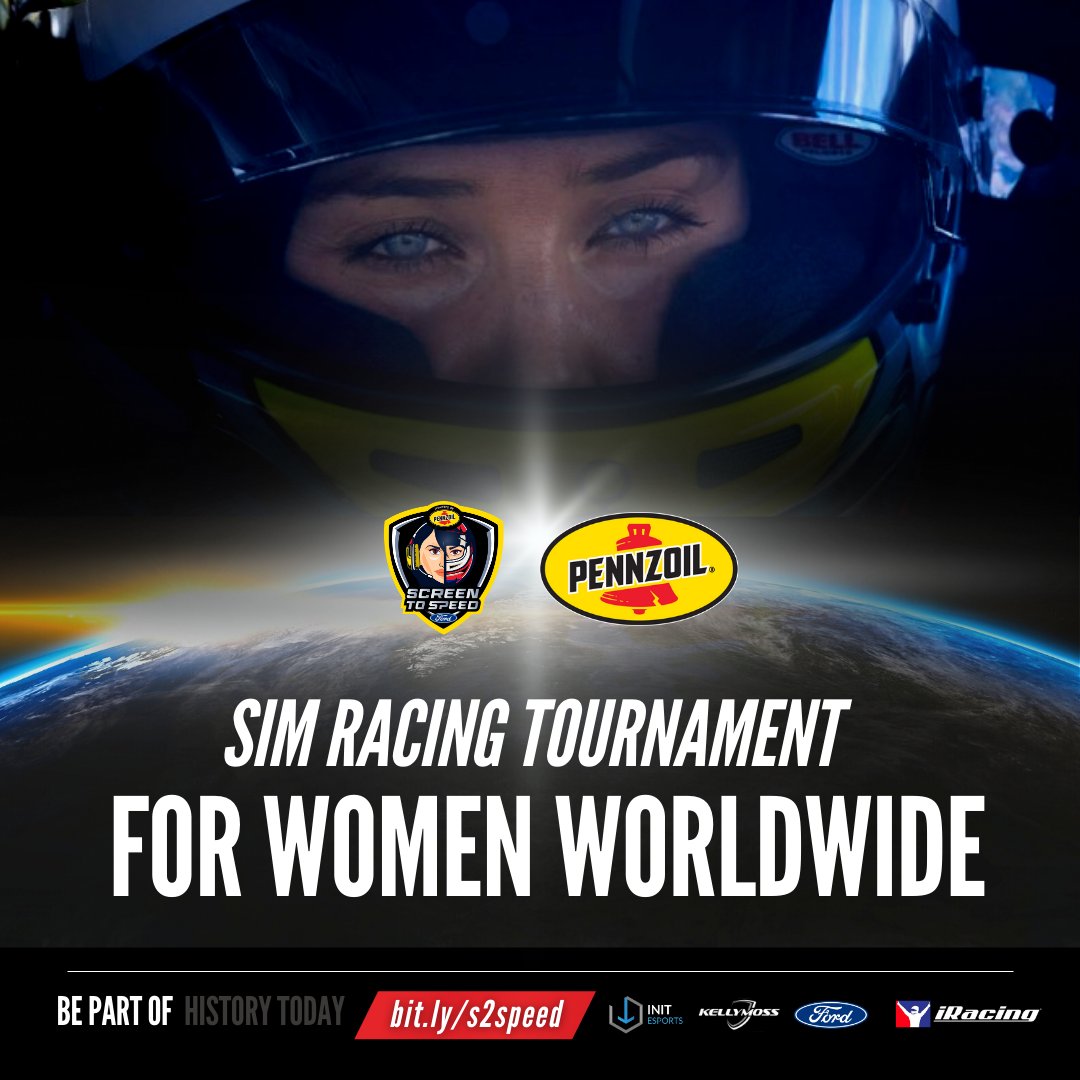 MaryJaneeMJ's tweet photo. 🌟 @ScreenToSpeed: All-female esports competition, register at https://t.co/PqbUxx5SWw

#screentospeed #initesports #pennzoil #fordperformance #kellymoss #Yahoo #simracing #esports #forwomenbywomen

#ThisGirlCanDrive #womeninmotorsport #iracing #simracinggirl #simracer #simracing https://t.co/oINSRkmMKU