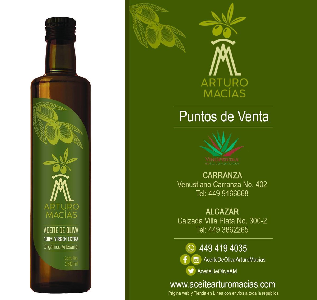 🫒 Tenemos puntos de venta en las sucursales de Vinofertas 🫒