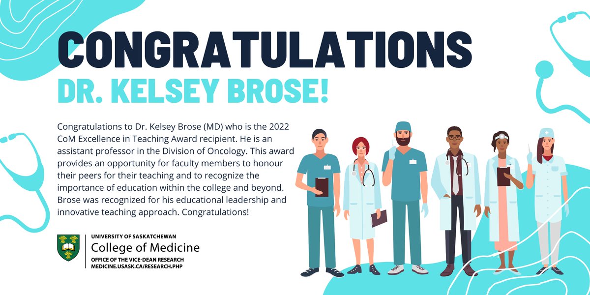 U of S CoM Office of the Vice-Dean Research tweet media