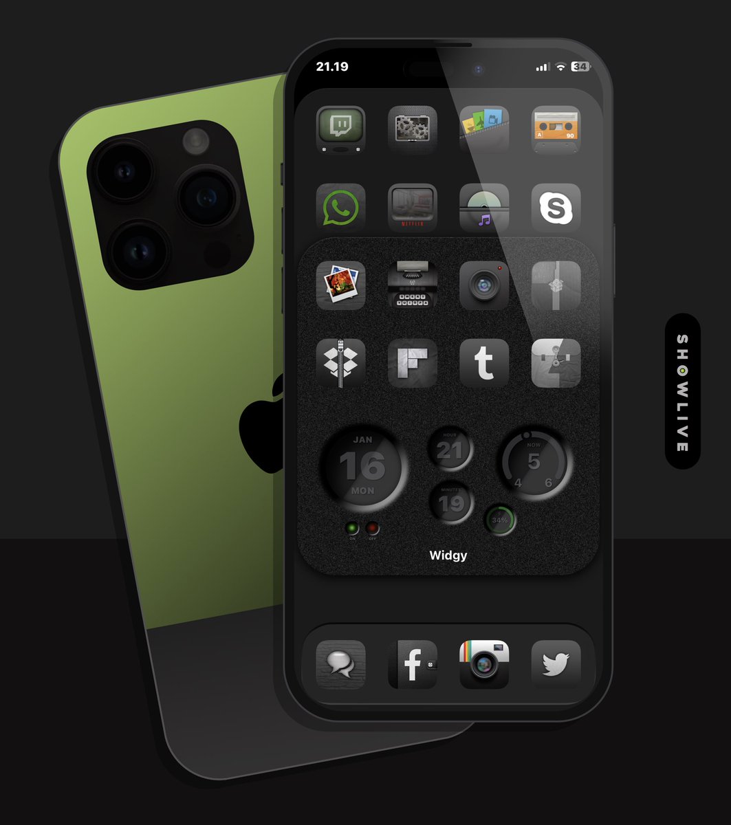 thgr34td4n3's tweet image. Still hate Mondays 😂

#iOS162 #widgy 

• Widgy and wall @TeboulDavid1 
• icons @MtK__Design 
• mock-up @TeboulDavid1 😂
@ClearSpaces_