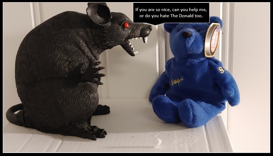 GrantCameron's tweet photo. The Donald gets a nocturnal visit from the ghost of the blue nicey nice Gretzky orb bear. #ufos #ufotwitter #ghost #blueorb #evilalien https://t.co/EumvK7Y0dT