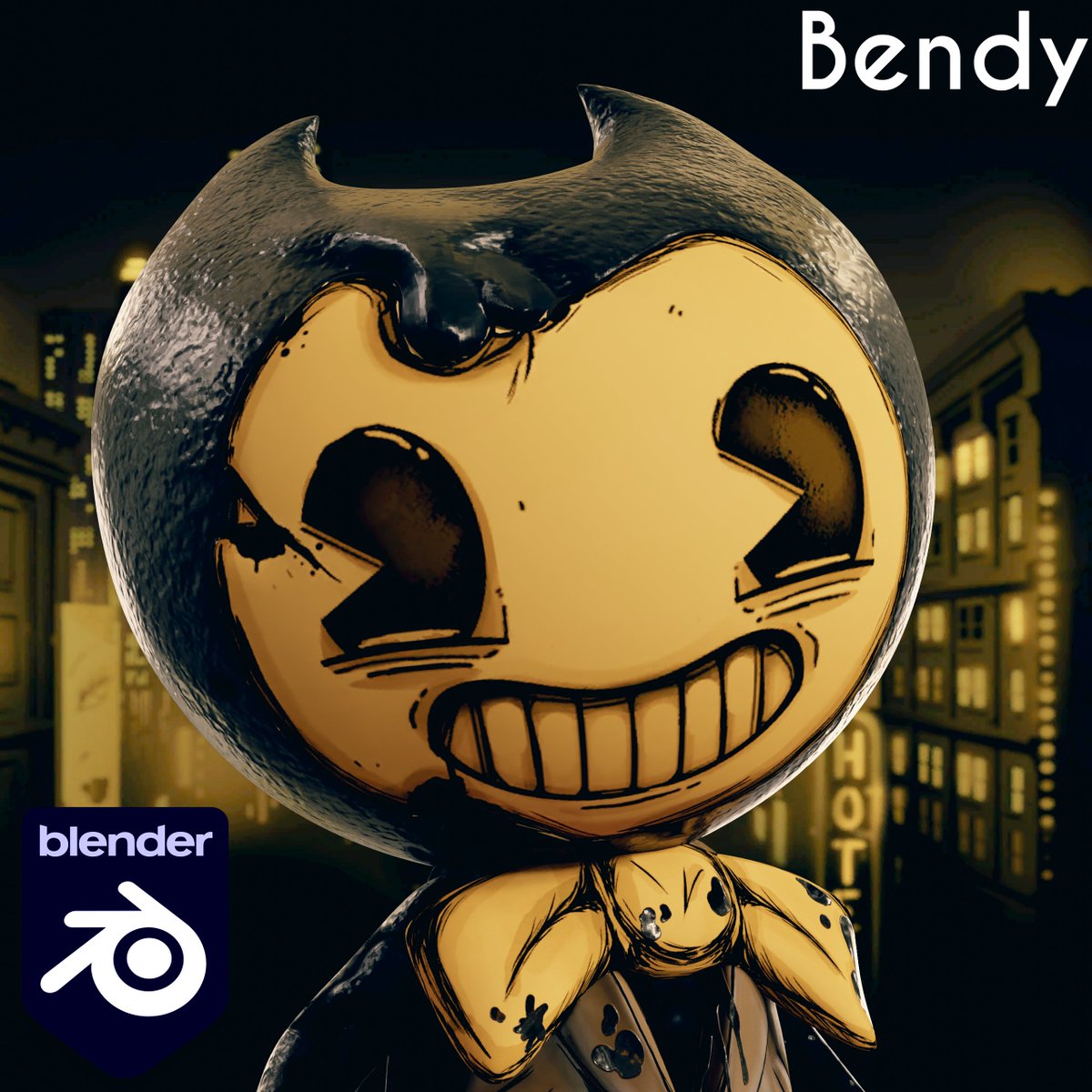 MLSpence3D's tweet photo. The Dancing Demon!

Here is a fully animation-ready rig for Blender of Bendy from Bendy and the Dark Revival available now on Kofi!
#BENDY #BATDR #Blender3d 

https://t.co/jC9ucBkvQt https://t.co/8Fi0s7EqfO