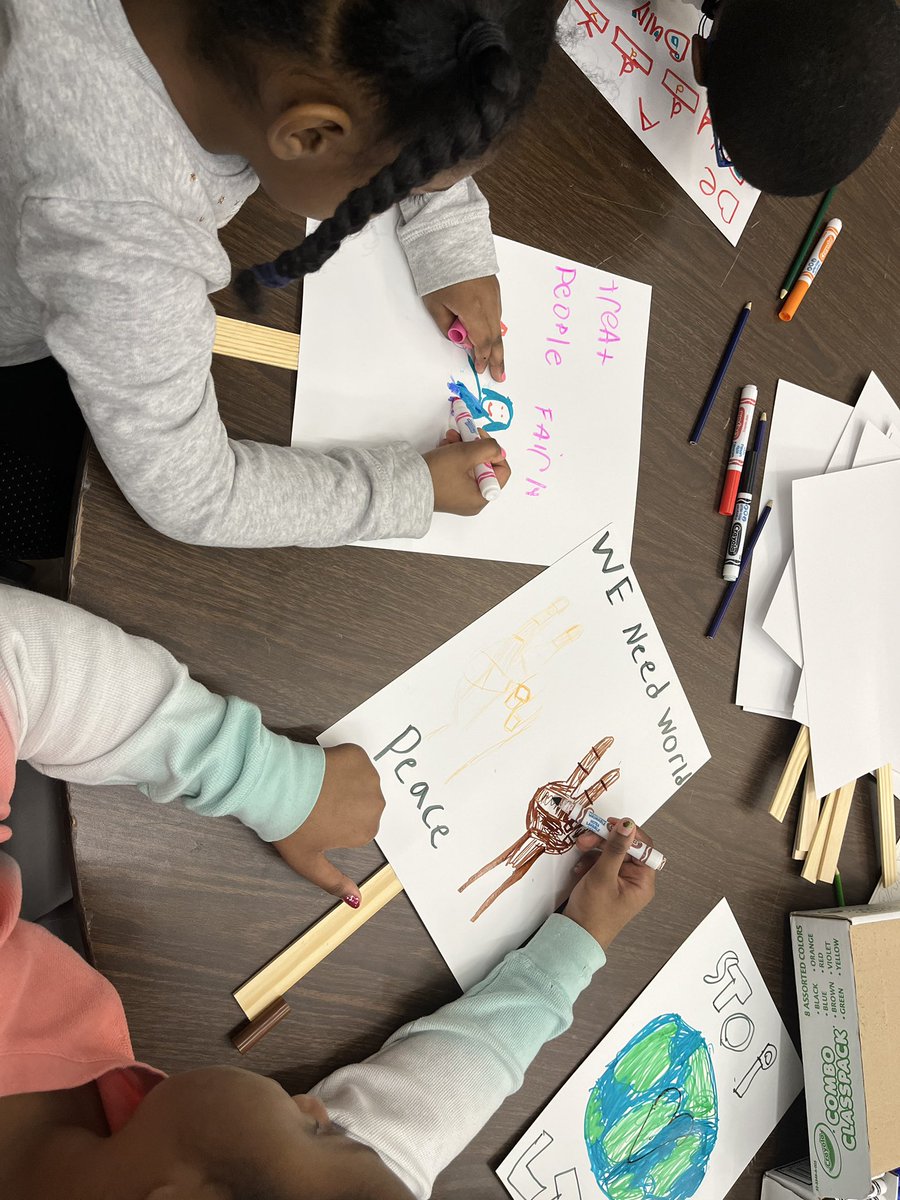 Members of the Black Student Union are celebrating MLK Day with learning and reflection at the Charles H. Wright Museum of African American History. #RCSpride #RCSMLK2023