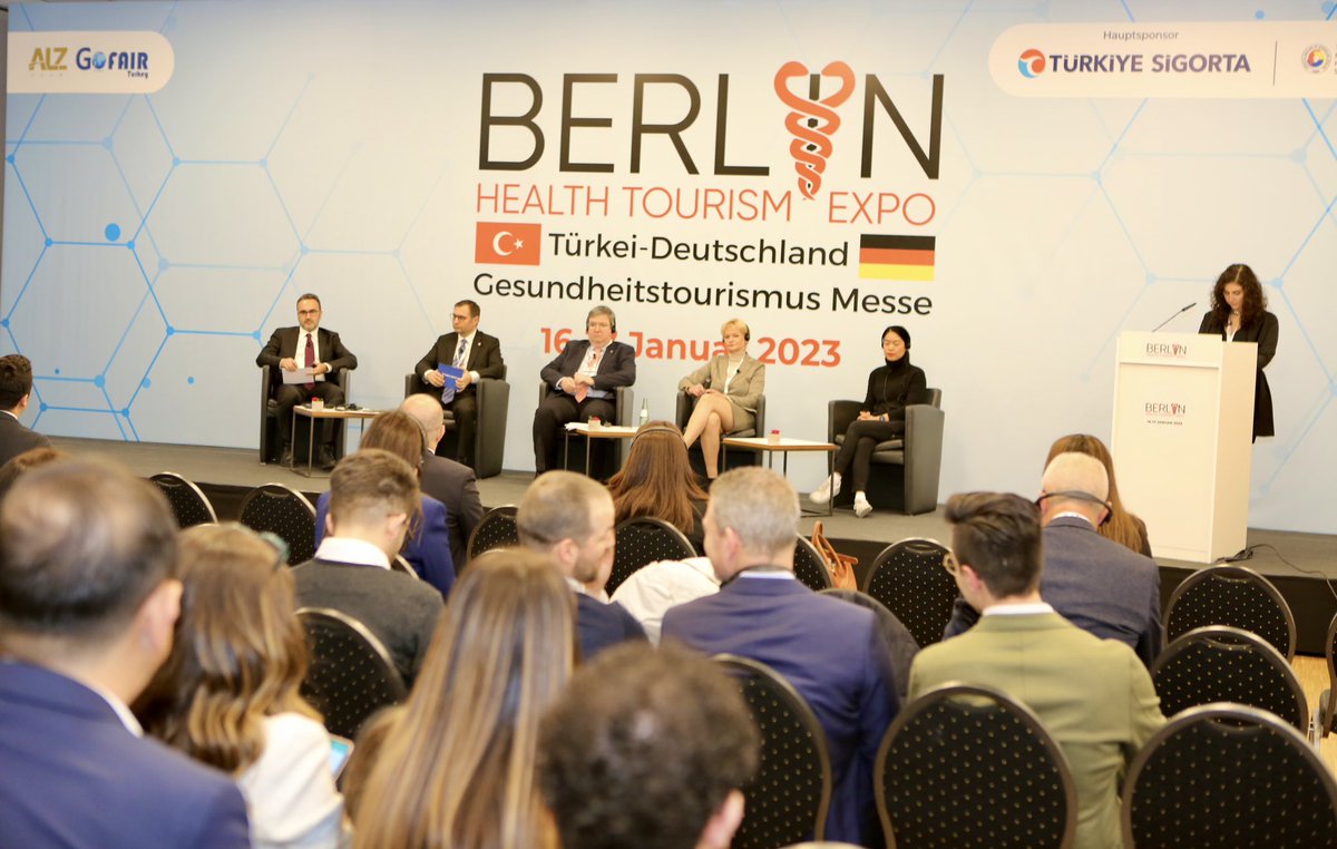 Almanya’nın Başkenti Berlin’de, Türkiye’nin önde gelen 93 Hastanesi, Klinikleri, Sağlık Turizmi Acenteleri, Termal Tesislerinin katılımıyla düzenlediğimiz Berlin Sağlık Turizmi Fuarımızın açılışını bugün büyük bir coşkuyla gerçekleştirdik.