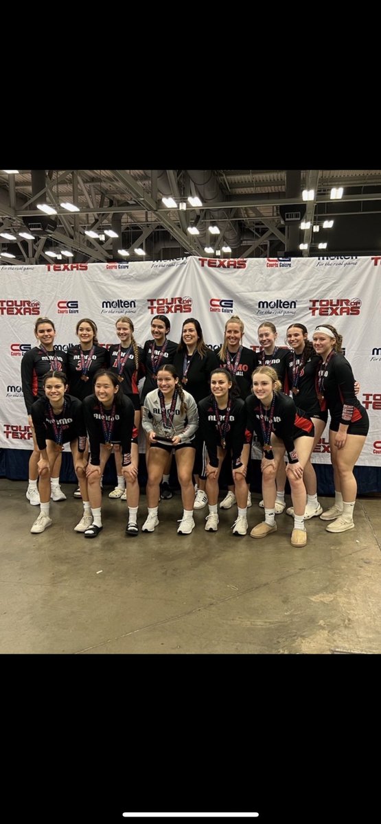 A great weekend with my teammates at the first stop of the Tour of Texas!!🥇🏆 <a href="/TourofTexasVB/">Tour Of Texas VB</a> <a href="/AlamoVB/">Alamo Volleyball</a> <a href="/OCathletics1819/">O’Connor HS Athletics</a> @ocvb_2022 <a href="/RollinsVball/">RollinsVolleyball</a>