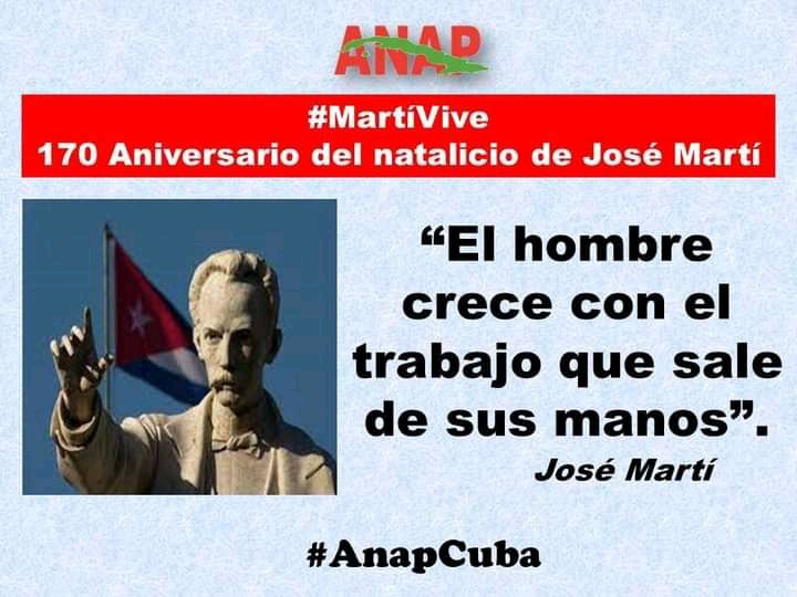 #JuntarYVencer                      #CubaViveEnSuHistoria      #CubaViveYAvanza.        #AnapCuba