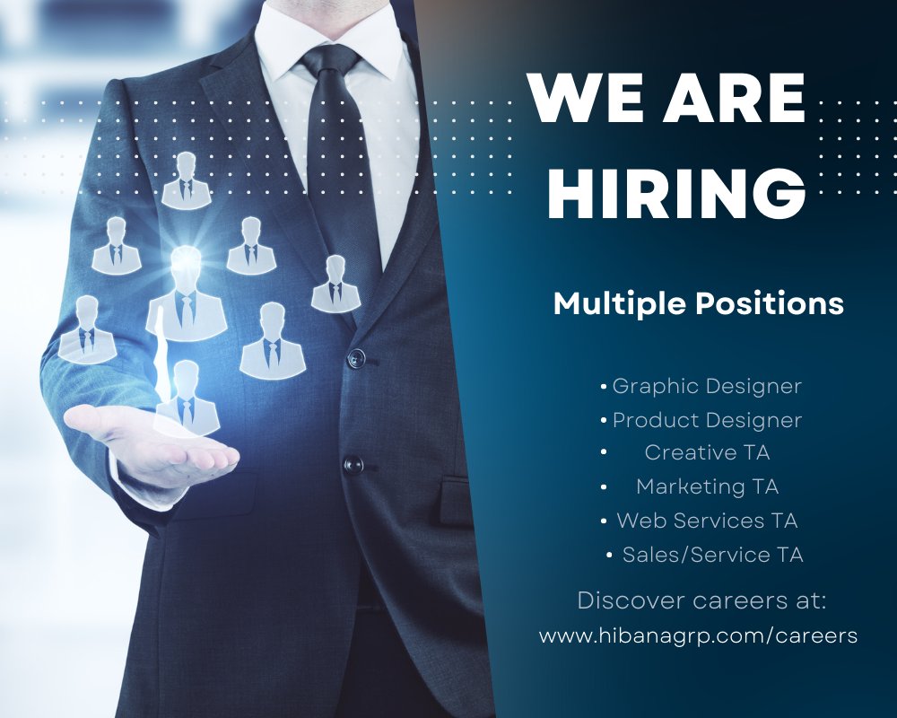 HibanaGrp's tweet photo. Hibana Group offers careers with well-paid wages, starting at 25 per hour, paid sick/medical leave, paid family/personal leave, life/medical insurance, and more!

Find your career at Hibana Group.
Hibana Group is an equal opportunity employer. https://t.co/26aERceXja