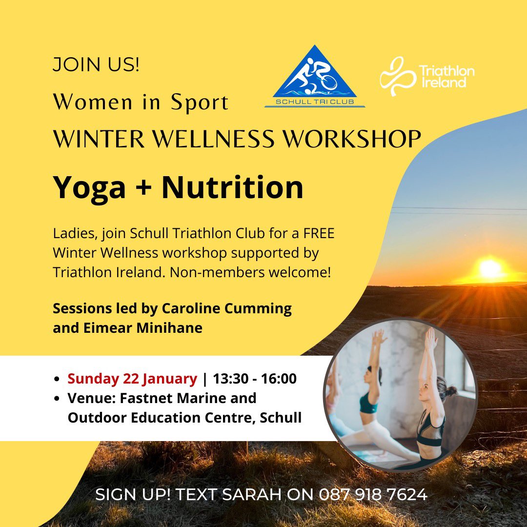 schulltriathlon's tweet photo. This Sunday! Schull Triathlon Club invites members and non-members to join a free Winter Wellness Workshop running on Sunday the 22nd of January at the Fastnet Marine and Outdoor Education Centre. 
#schull #wellness @tri_ireland https://t.co/louJnHMmzZ