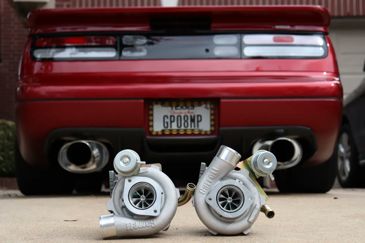 byronz32's tweet photo. Work hard, play hard. ππ
My new GTX 2860s Gen II turbos came in !!! π
600RWHP here i cum. ππ
#Nissan #300ZX #Z32 #TwinTurbo
#ProjectZ32Houston #GarrettTurbo https://t.co/c3KDYp4F6y