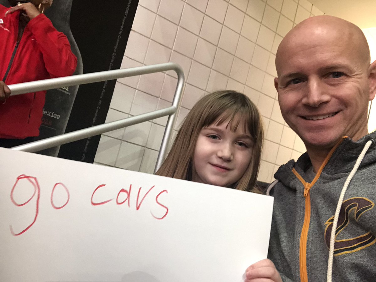 LVTORUN's tweet photo. Go Cavs! First Cavs Game! #letemknow #Cavs https://t.co/K8imfmF3Dl