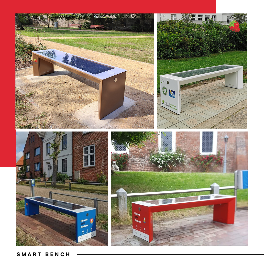 e_strawberry's tweet image. What was the most popular RAL color for our Smart Bench Mini in 2022? 
We produced many super fun and interesting MINIS, but the winner in the most popular color category is WHITE RAL 9003! 
Which color did you like best?

#solarbench #smartbench #SmartCities