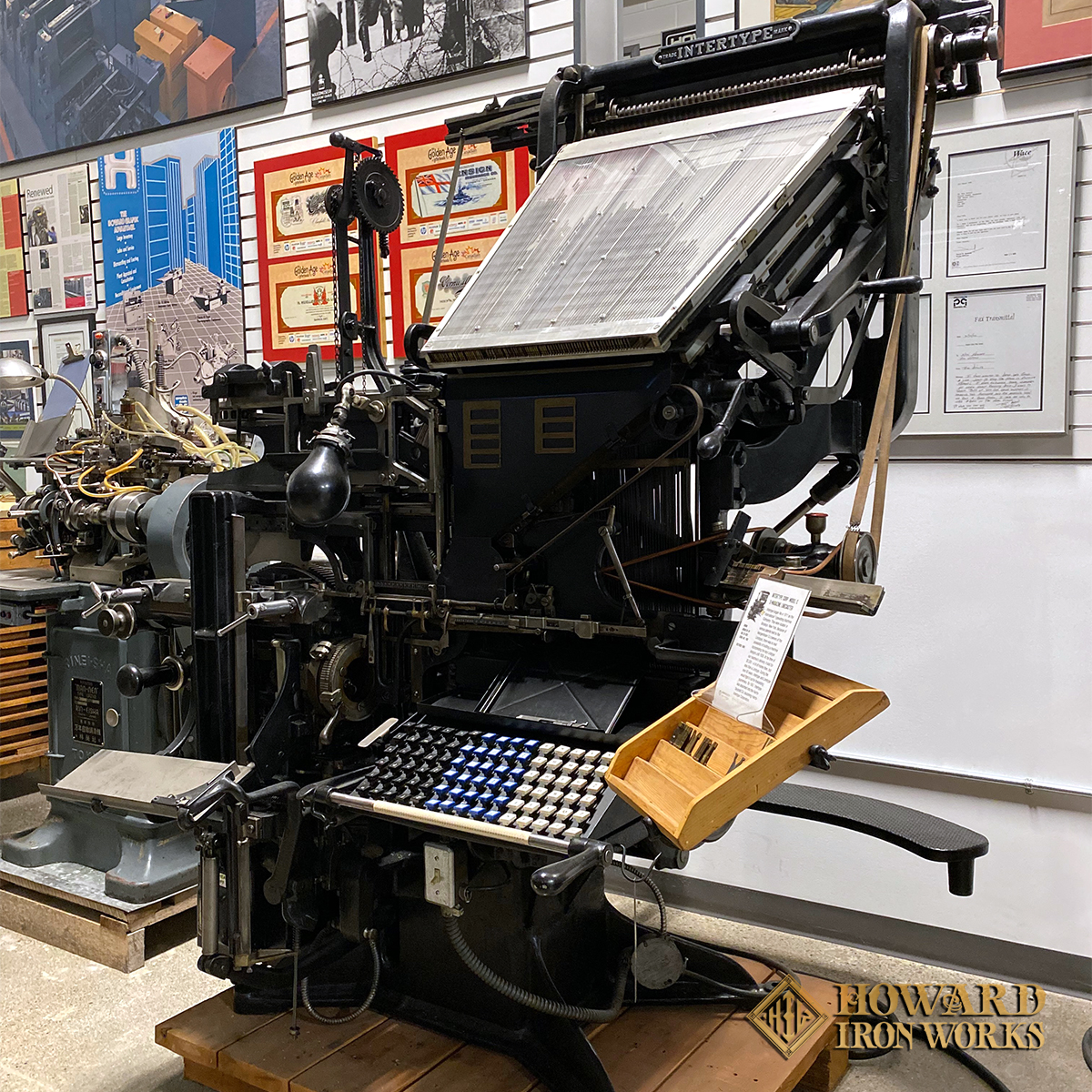 HowardIronWorks's tweet image. In 1957, Harris-Seybold purchased Intertype and changed its name to Harris-Intertype Co.

#linecaster #Linotype #Intertype