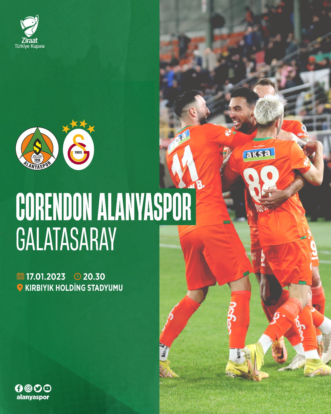 alanyaspor galatasaray maç paylaşımı