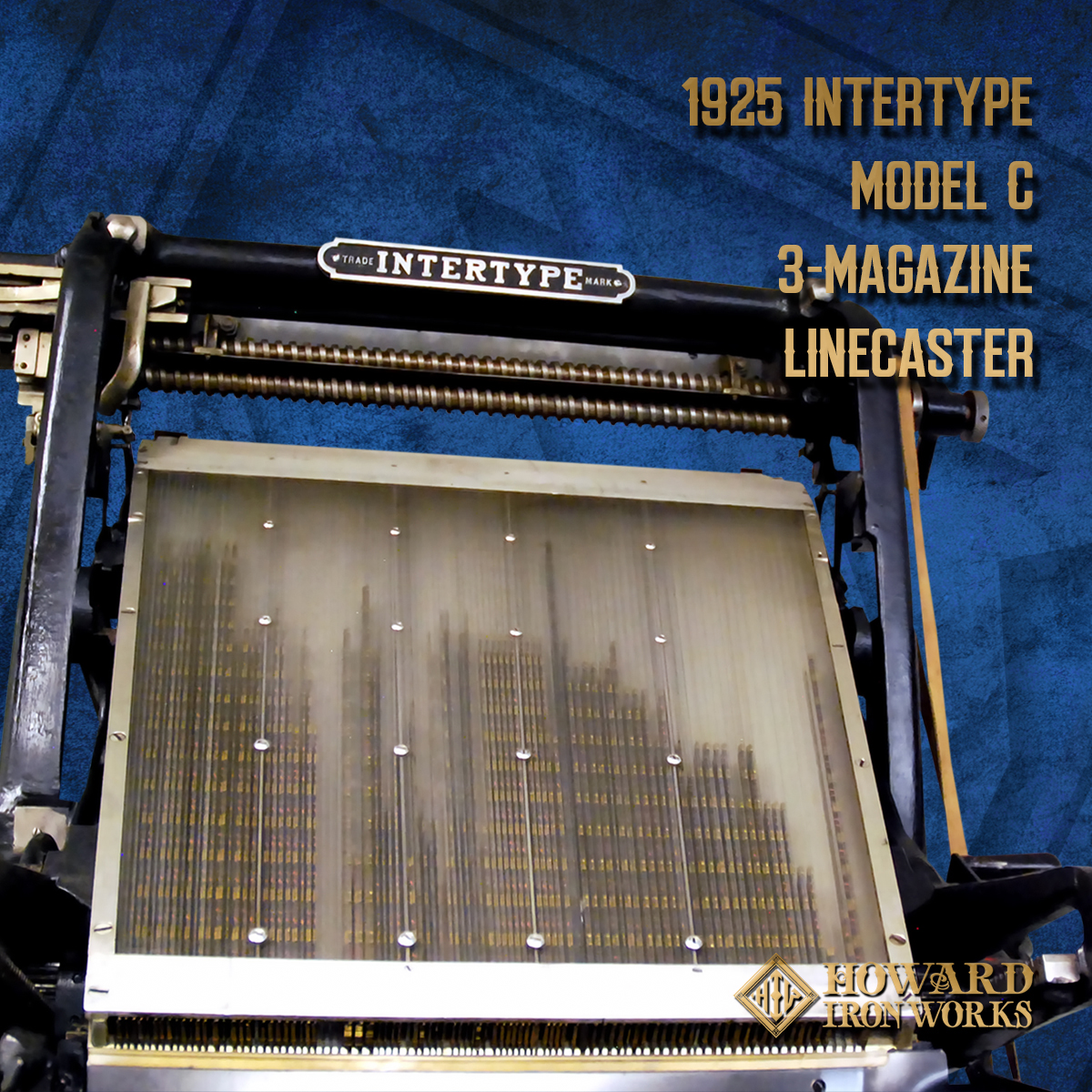 HowardIronWorks's tweet image. Built in 1925, the #Intertype was priced at $3,000 (or about 50K in today’s dollars). This was big money back then but still less than the cost of a #Linotype. The Intertype is one of our earliest acquisitions. #EtaoinShrdlu #printinghistory #printingmuseum #museumrestoration