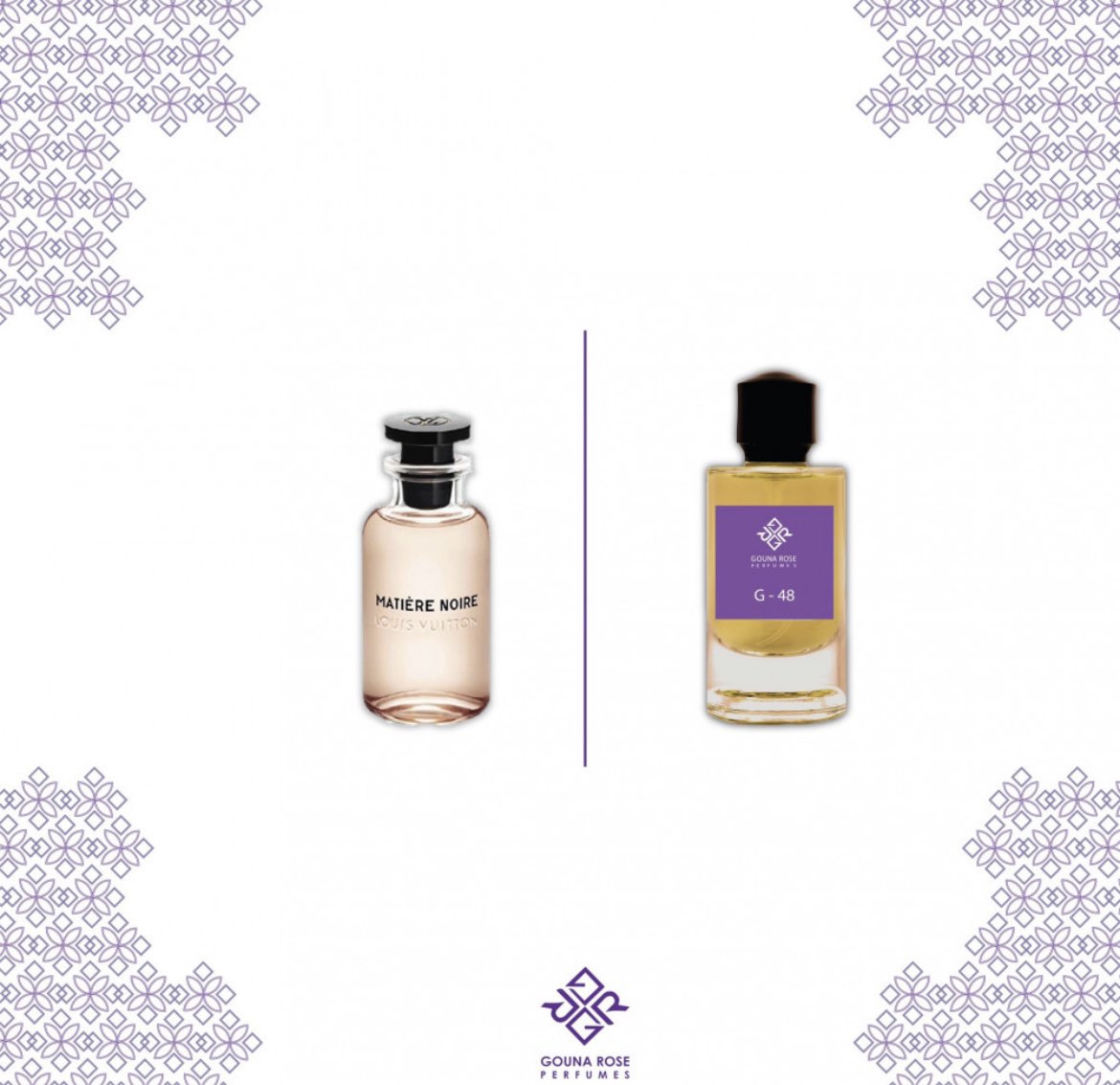 G-48💜
مستوحى من: ماتري لويس فيتون

المكونات: زهرة المايو-ازهار الياسمين-الفانيلا

للطلب: gounarose-perfumes.com/g-48/p14596988…