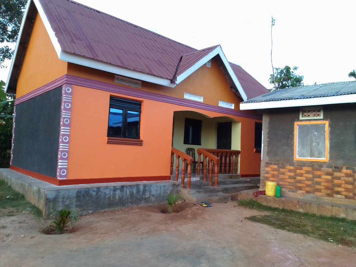 Thanks to God for enabling me to finish my house.