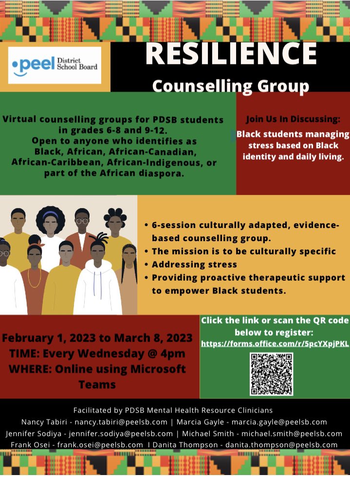 PDSB Mental Health Resource Team tweet media