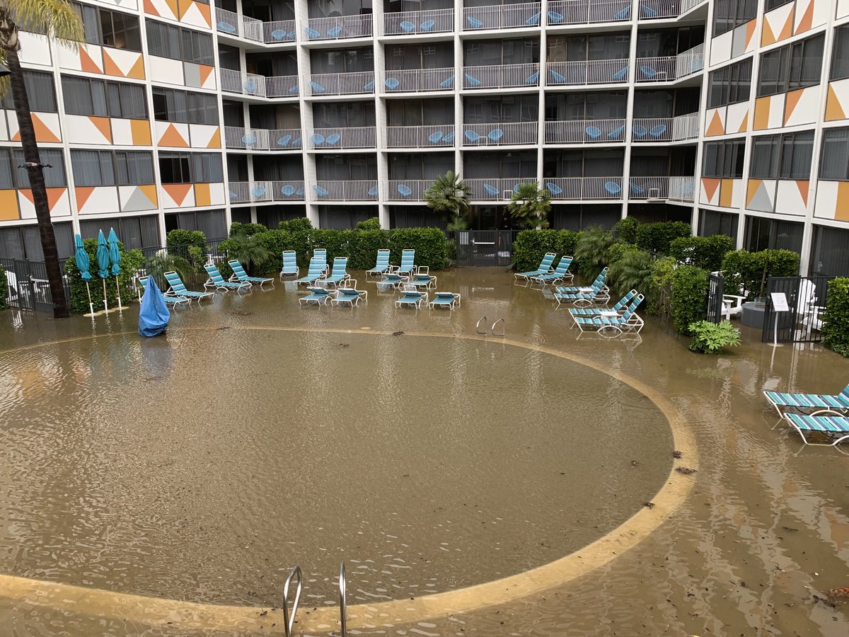DrHikov's tweet photo. It’s a bit wet at #PAG30!

Thanks to the Town and Country staff for helping me to evacuate and find a new room on higher ground https://t.co/EsqCkV3wU0