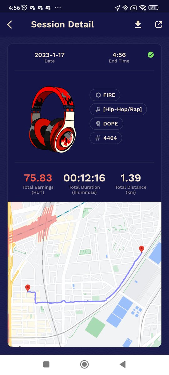 hieNFTgames's tweet image. 真夜中ウォーキン🦇
#APEmove 140日目
#Gritti 35日目
#HibikiRun 6日目
利確よりガス代が上回ったので兼ねてより愛着のあったAPEmoveは今日でおしまい🥲