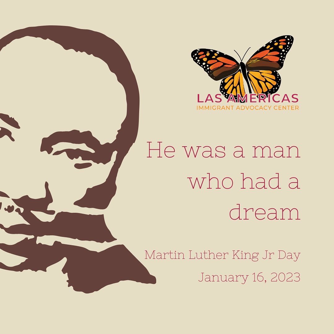 LasAmericasIAC's tweet image. Today, we invite you to reflect on the impact of Martin Luther King, Jr and the civil rights movement on our lives today.

When we speak of #MLK and his legacy, we can honor him and those who informed, empowered, and continue the march toward justice today.
