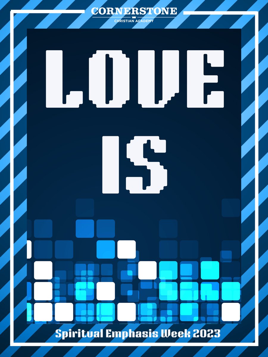 Cornerstonecubs's tweet photo. It’s Spiritual Emphasis week!

Students will be participating in class/grade missions project during the week as we learn to LIVE by loving each other the way that God loves.

Daily chapels begin at 8:30am each morning and 9:00am on Wednesday. https://t.co/2Eiu0iPVG3