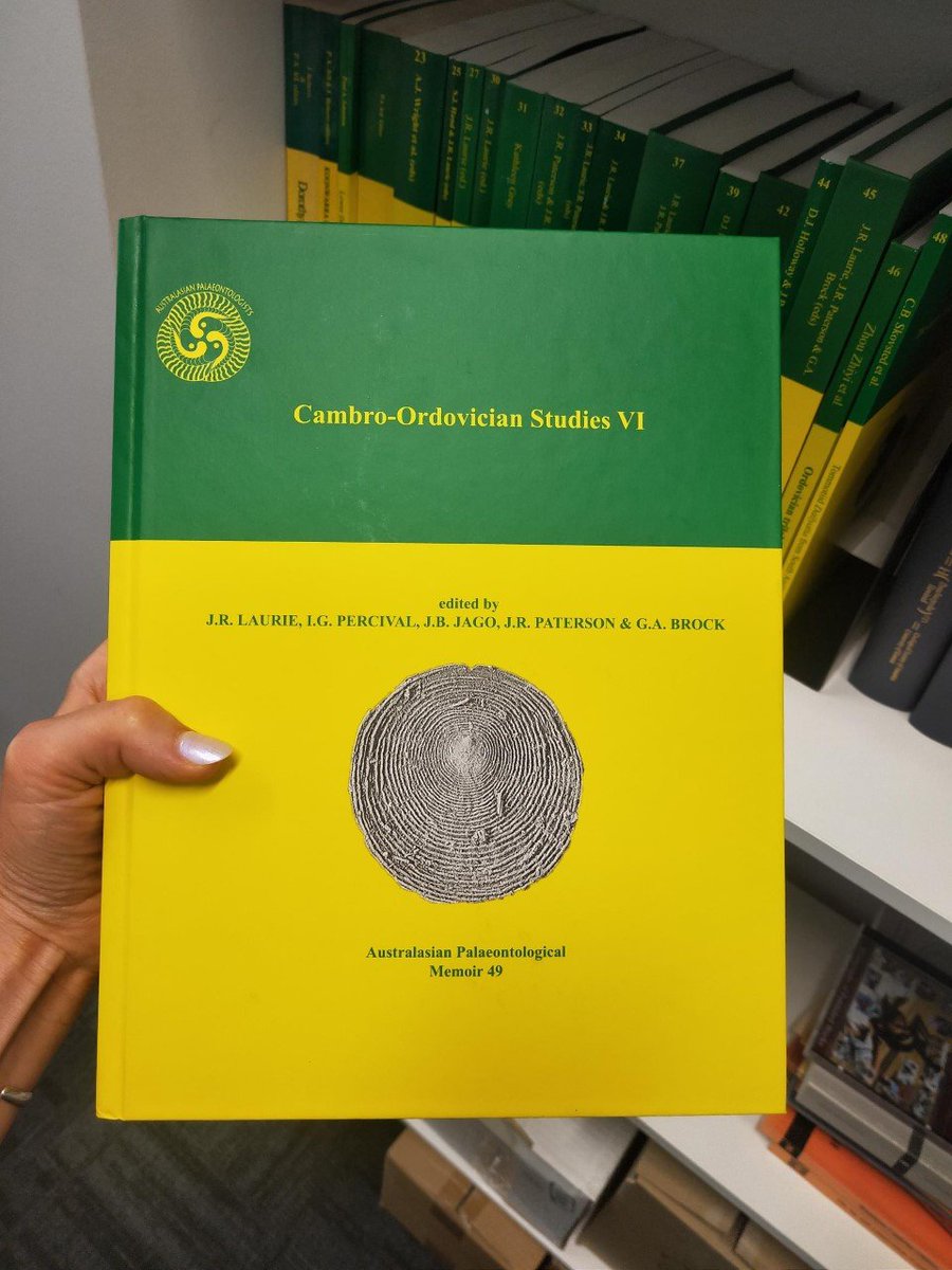 Marissa J Betts (@200micron) on Twitter photo Thought you missed your chance to be part of one of the classic green and gold Cambro-Ordovician tomes? Wipe your tears! A call for papers is now open for a *NEW* Cambro-Ordovician Vol VII! Send EOIs to john.r.laurie@gmail.com. #Cambrian #Ordovician #palaeontology Thought you missed your chance to be part of one of the classic green and gold Cambro-Ordovician tomes? Wipe your tears! A call for papers is now open for a *NEW* Cambro-Ordovician Vol VII! Send EOIs to john.r.laurie@gmail.com. #Cambrian #Ordovician #palaeontology