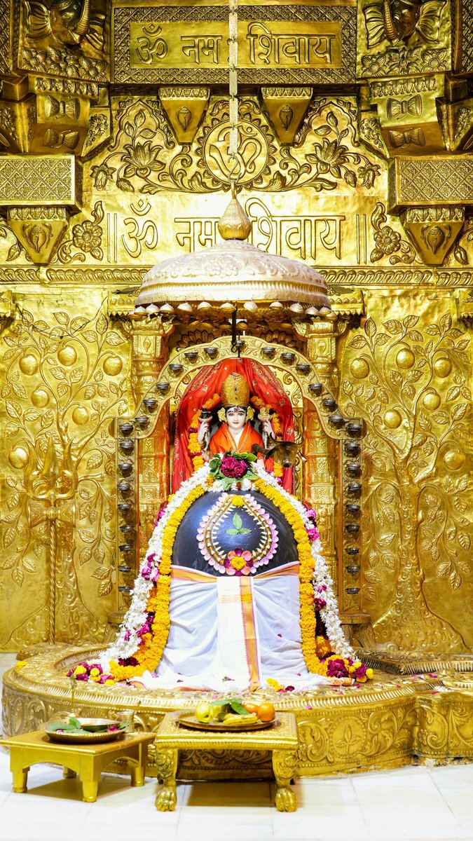 12Jyotirling's tweet photo. श्री सोमनाथ ज्योतिर्लिंग जी के आज के मंगला आरती श्रृंगार दिव्य दर्शन 17.01.2023 https://t.co/CgVuNaXB7I
